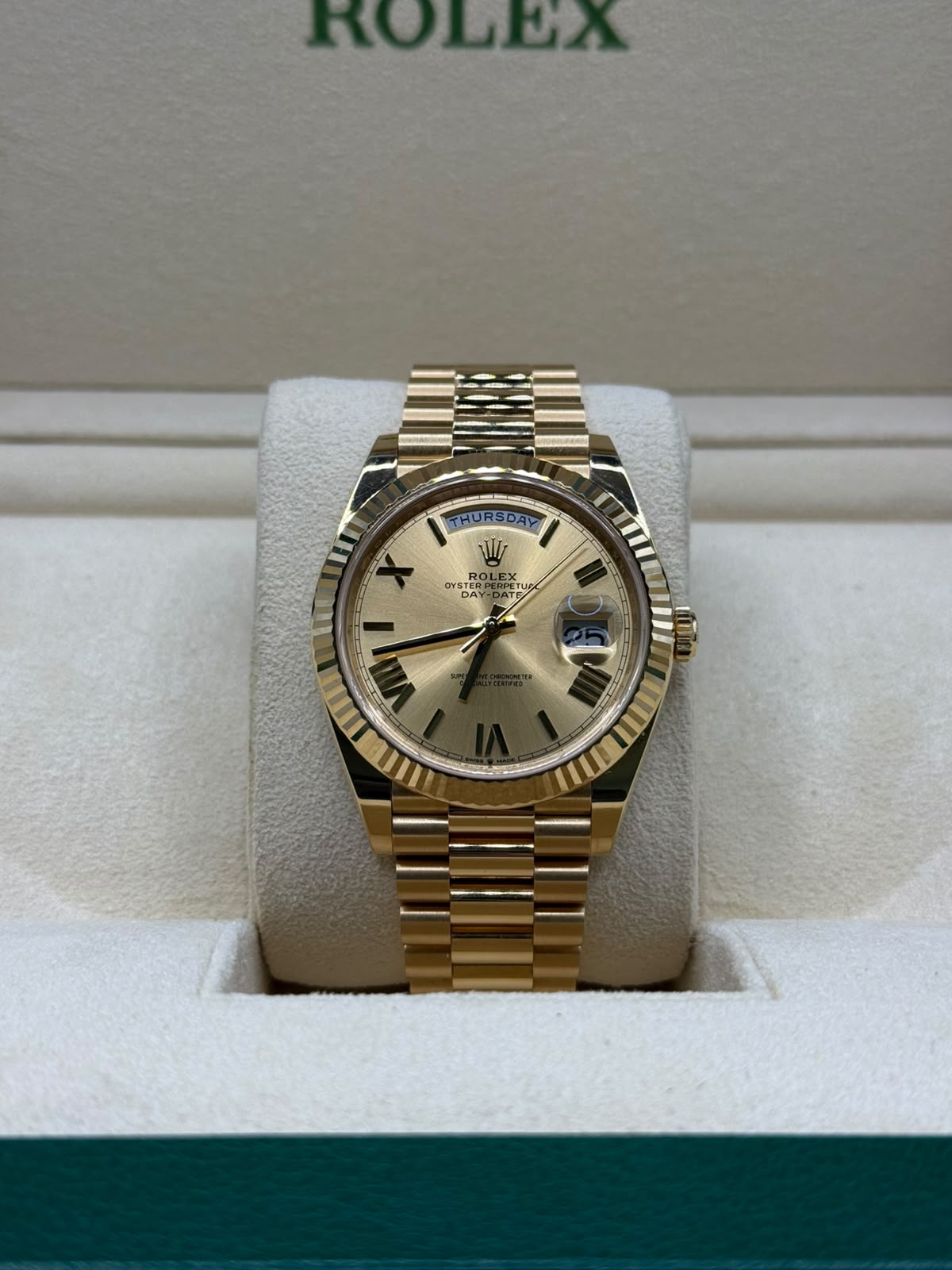 Rolex Day-Date 228238 Champagne Dial