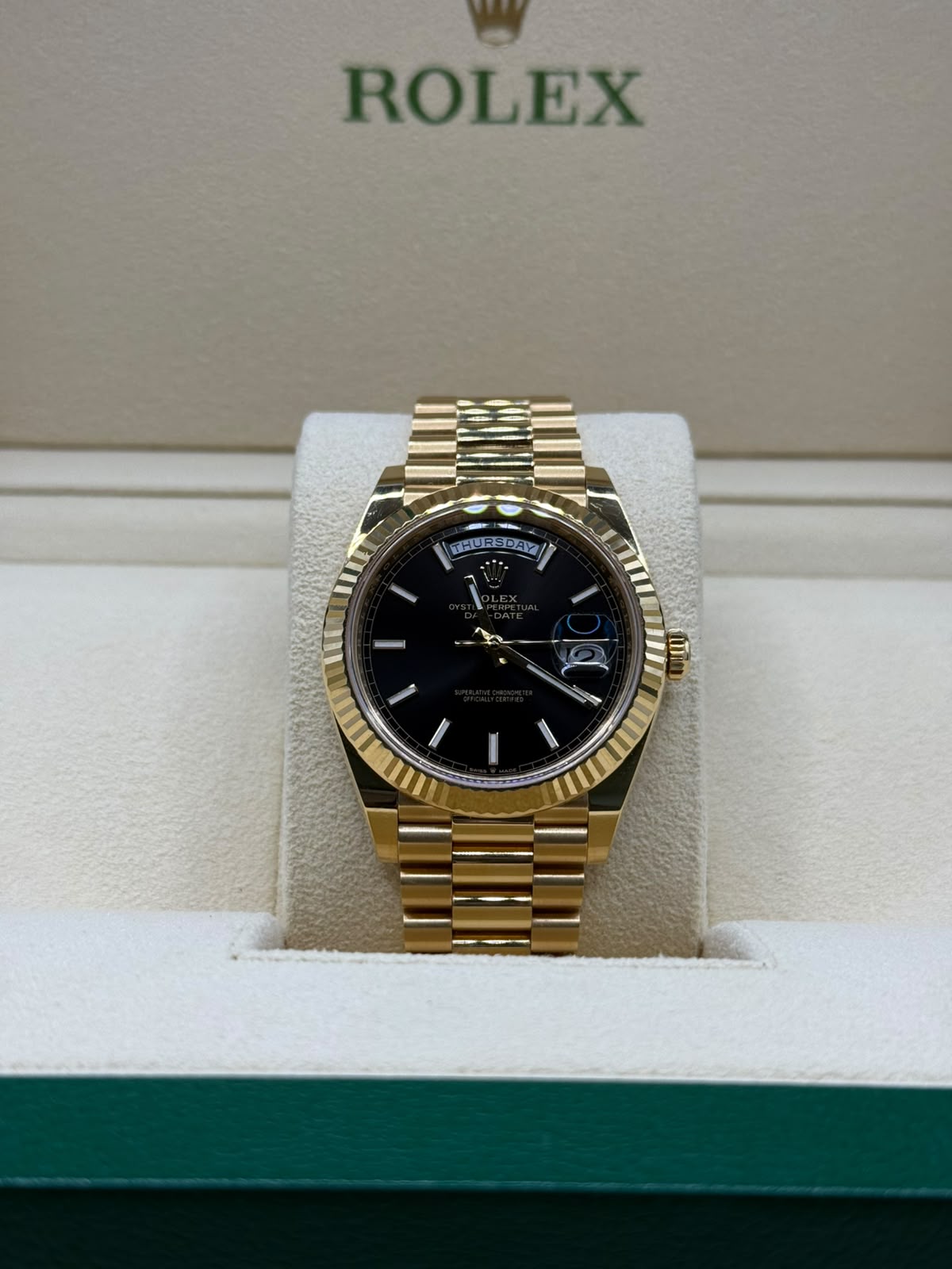 Rolex Day-Date 228238 Black Dial – Bild 2