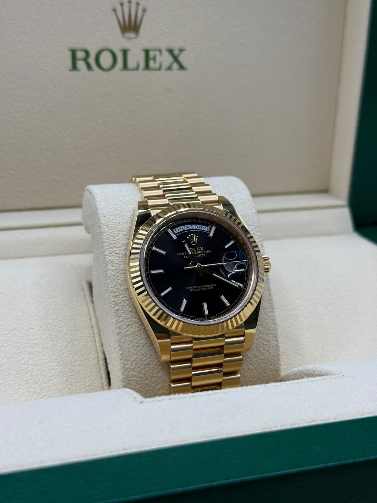 Rolex Day-Date 228238 Black Dial – Bild 7